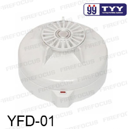 Conventional 60°C Fixed Temperature Heat Detector 2-wire รุ่น YFD-01 ยี่ห้อ TYY (Taiwan)