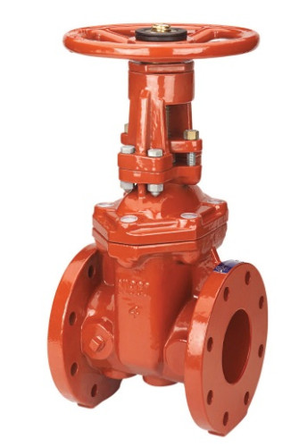 NIBCO รุ่น F-607 -RWS Flanged 300 PSI CWP Iron Body Gate Valves Size 12