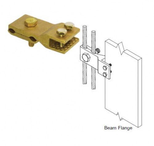 KUMWELL LBC - 35 - 120A Beam Clamp Cable Size 35-120 mm2 Aluminium