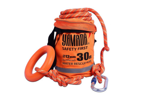 YAMADA ชุดเชือกกู้ภัยทางน้ำ 12mm x 30m Water Rescue Rope
