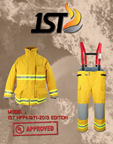 ชุดดับเพลิง Firetuf มาตรฐาน NFPA1971-2013 Edition ยี่ห้อ IST (ไม่รวมอุปกรณ์เสริม)