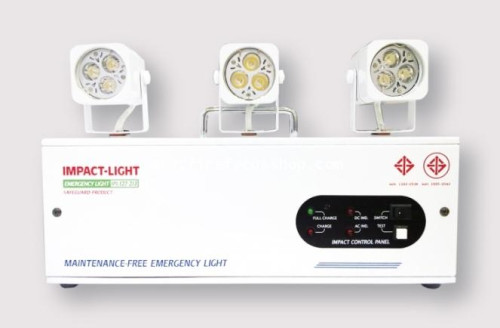 SAFEGUARD รุ่น IPL127-213 LED M Series หลอด LED ไฟฉุกเฉิน 3x3W, 12V 7.5AH