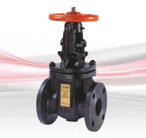 CRANE รุ่น F58 Cast Iron Gate Valve Rising Stem Class 125 Size 8