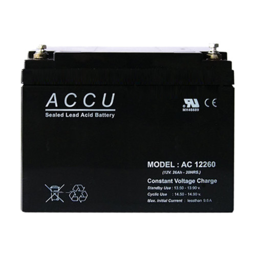 ACCU รุ่น AC-12260 Valve Regulated Lead Acid Battery 12V26Ah