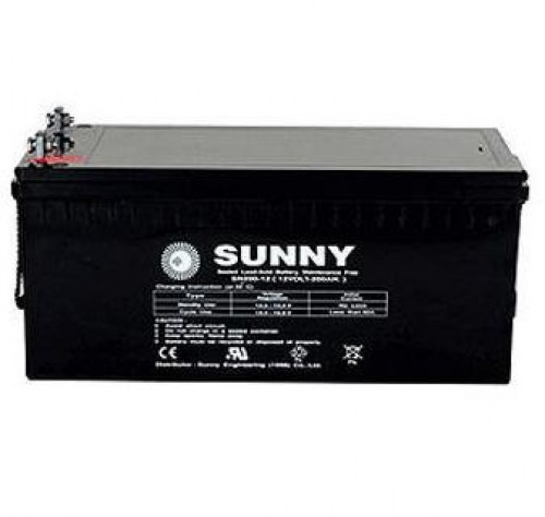 SUNNY แบตเตอรี่แห้งชนิดตะกั่ว-กรด Seal Lead Acid Battery 12V-200Ah.,รุ่น SN200-12