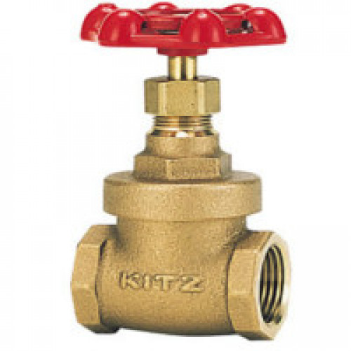  KITZ รุ่น H Bronze Gate Valve W.O.G. 125 Psi. Thread End BS21 Size 3''