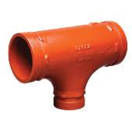 VICTAULIC Style 25 Firelock GROOVE FITTING- REDUCING TEE UL/FM