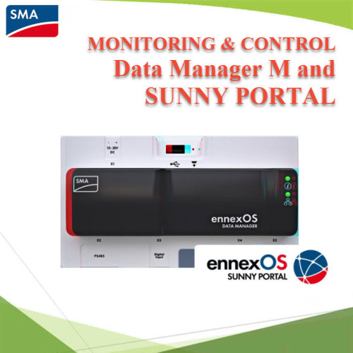 MONITORING & CONTROL DATA MANAGER M and SUNNY PORTAL AC DC surge protection