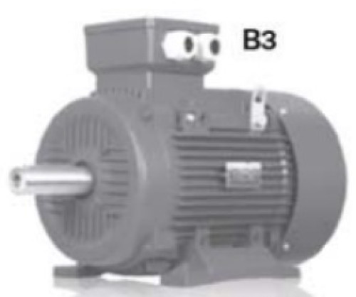 AD THREE-PHASE  ALUMINIUM ASYNCHRONOUS MOTOR 0.18KW 0.25HP 2POLE 3000RPM. FOOT B3 IE1 ราคา 1,377.50