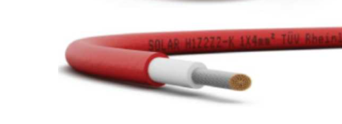 PRYSMIAN DC CABLE PRYSUN H1Z2Z2-K 1.0/1.0 1x4 RD สีดำ 100M/BOX
