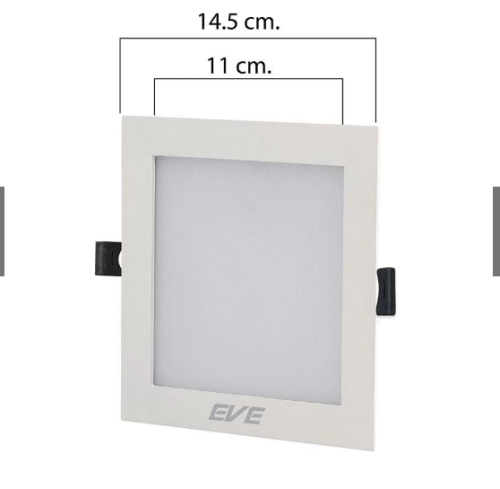 RICHLED DOWNLIGHT PANEL MODEL SLIM-D  9W SQUARE 6500K(บรรจุ40)