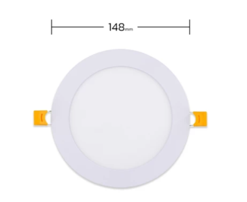 RICHLED DOWNLIGHT PANEL MODEL SLIM-D  9W ROUND 6500K DAYLIGHT(บรรจุ100)