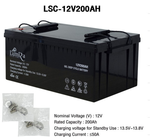 Battery Gel Deep Cycle 12v 200ah 3266