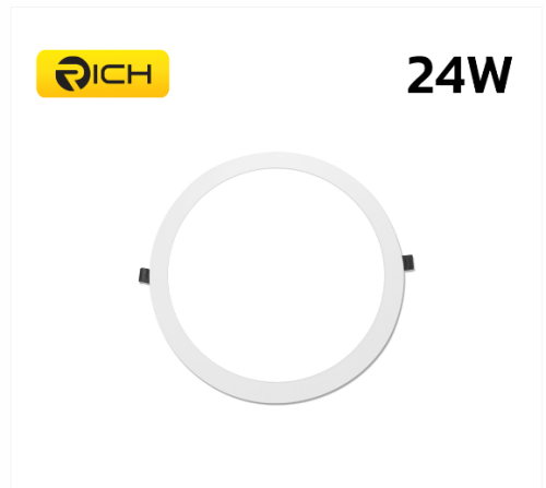RICHESSE PANEL UNI ทรงกลม 12นิ้ว 24W  DAYLIGHT 6500K (บรรจุ20)