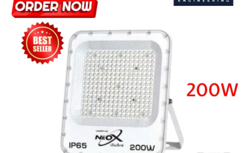 NEOX โคมฟลัดไลท์ รุ่นNEOWHITE 200W 24000LM DAYLIGHT (บรรจุ5)