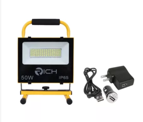 RICHLED LED FLOODLIGHT MODEL MOVE สปอร์ตไลท์พกพา รุ่น มูฟ 50W DAYLIGHT 6500K(บรรจุ1)