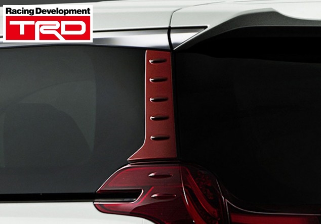 TRD B  Rear Pillar Garnish แผงตกแต่งเสากลางและเสาหลัง TRD แท้ญี่ปุ่น