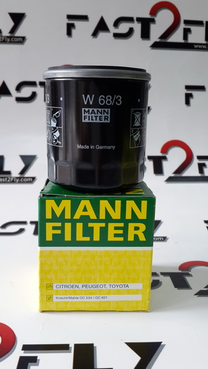 Mann filter กรองเครื่อง Toyota 16V ใส่ Altis Vios Yaris AE100 AE101