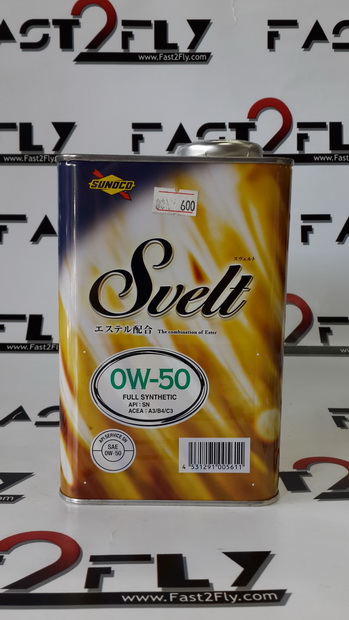 Sunoco Svelt 0W-50 ขนาด 1 ลิตร
