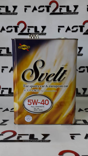 Sunoco Svelt 5W-40 API SN ขนาด 4 ลิตร