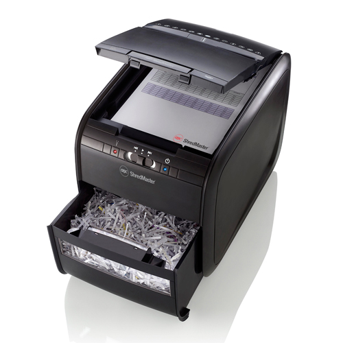 เครื่องทำลายเอกสารยี่ห้อ GBC รุ่น 100X AUTO PLUS (Micro-cut (P-4) 100แผ่น 1