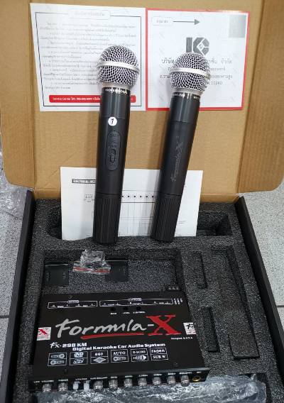 FORMULA-X : FX- 298KM (2 MIC KARAOKE)