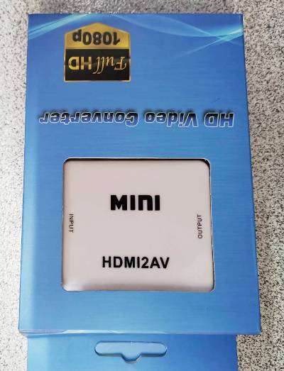 กล่องแปลงสัญญาณ HDMI ออกเป็น AV ( MINI HDMI To AV Converter )