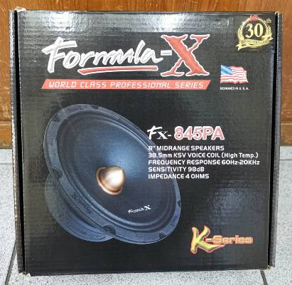 Formula-X  Fx-845PA (ลำโพงเสียงกลาง 8 นิ้ว)