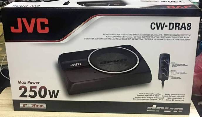 JVC CW-DRA8  (SUB BOX 8 นิ้ว) 1