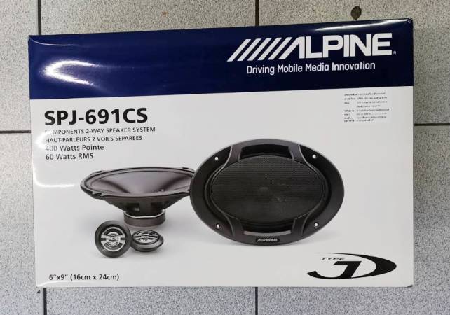 ALPINE SPJ-691CS (ลำโพงแยกชิ้น 6X9 นิ้ว ) 5