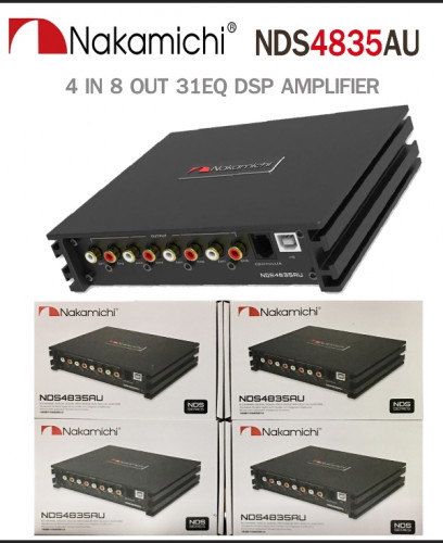 NAKAMICHI NDS4835AU (4 IN 8 OUT 31 EQ DSP AMP.) 4
