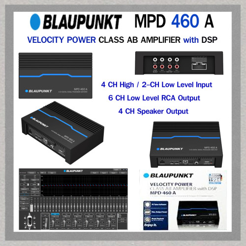 BLAUPNKT MPD 460 A (Amp. with DSP)