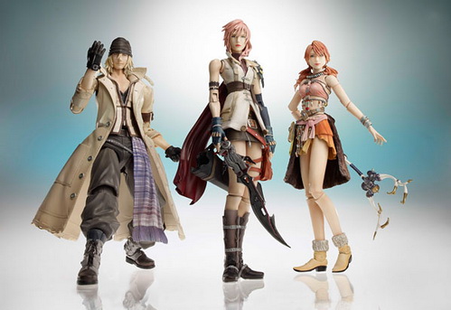 Final Fantasy XIII Play Arts Kai Set of 3 Vol.1
