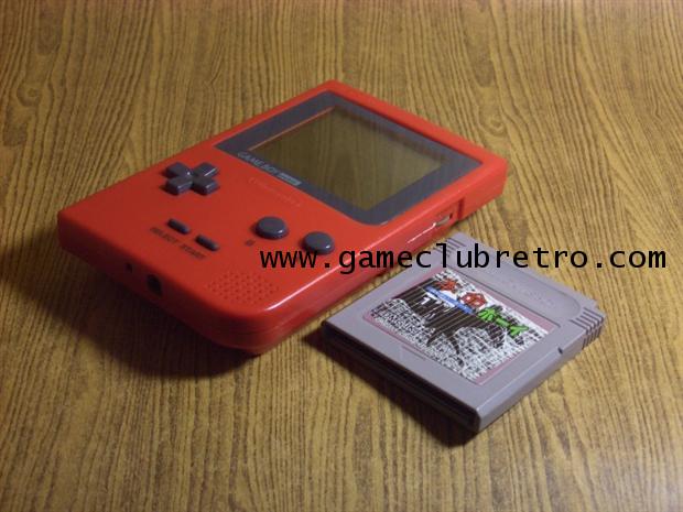 Gameboy Pocket ตัวเปล่า สีแดง  + 1 เกม ตามรูป