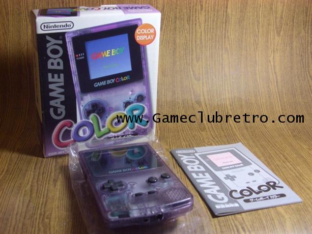 Gameboy Color GBC Violet Clear  เกมบอยตัลเลอร์ สีม่วงใส