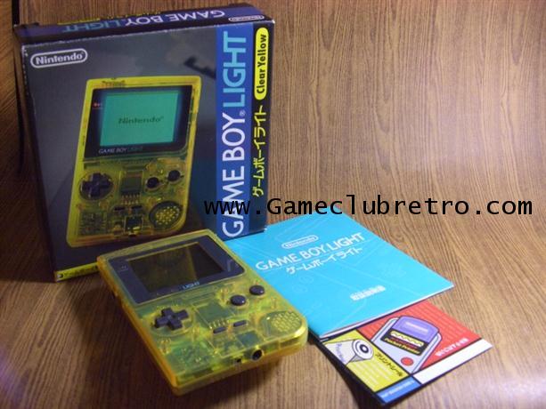 Gameboy Light Clear Yellow  เครื่องเกมบอย ไล้ท สีเหลืองใส
