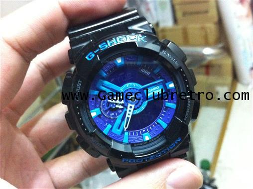 G-Shock Black blue purple  GA 110  คาสิโอ้ จีเอ 110 ดำ ฟ้า ม่วง 1