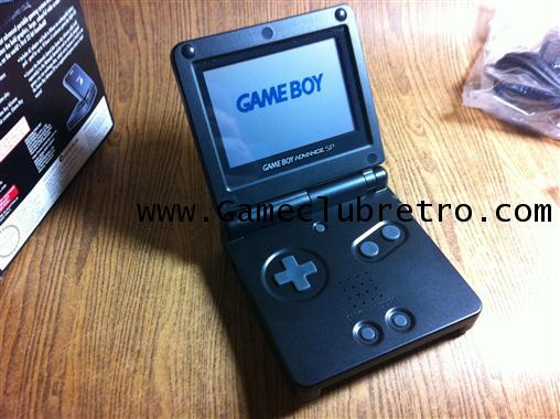 Gameboy Advance sp All Black Limited  เกมบอย แอดวานซ์ เอสพี ดำ 5