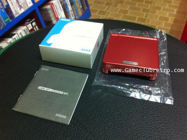 Gameboy Advance SP Red Edition Club Nintendo