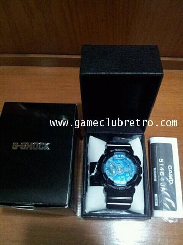 GA-110B-1A2JF Casio G-SHOCK Mens Hyper Colors Black x Blue Watch