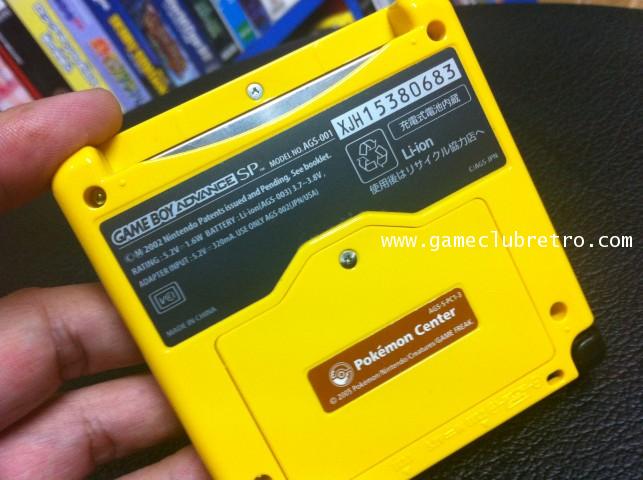 Gameboy Advance Pikachu Limited 2