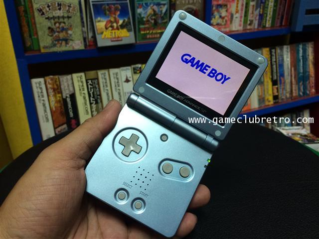 Gameboy Advance SP Brighter Blue เกมบอยแอดวาน เอสพี ไบร้เตอร์ สีฟ้า
