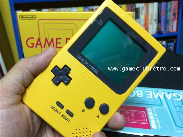 Gameboy Pocket Yellow เกมบอย พ๊อกเก็ตสีเหลือง 1