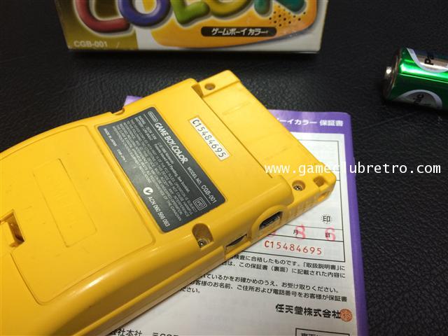 Gameboy Color Yellow เกมบอย คัลเลอร์ สีเหลือง 2