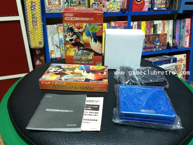 gameboy Advance SP Rockman EXE4 Limited เกมบอยแอดวานซ์ เอสพี  ร๊อคแมน อีเอ็กอี 4 ลิมิเต็ท