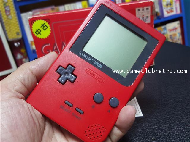 Gameboy Boy Pocket Red เกมบอย พ๊อกเก็ต สีแดง 1