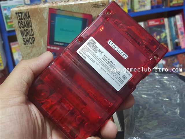Gameboy Light Atom Red Clear Limited 2