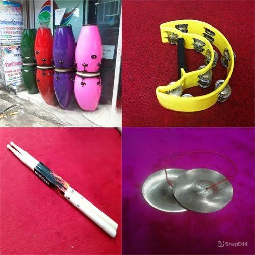 เช่ากลองทอมบ้าเพื่อเชียร์กีฬาชุด ฉิ่ง แทมมารีน เพื่อเชียร์กีฬา ทัวร์ชะชะช่า หรือกิจกรรมต่างๆ