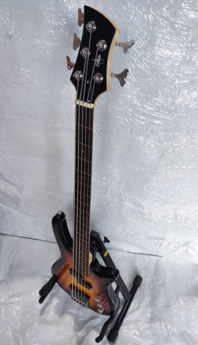 กีต้าร์เบสไฟฟ้า 5 สาย คุณภาพดี ยี่ห้อ PLATO รุ่นGEB024 กีต้าร์เบสมือสอง ไม่ต้องหาเพราะมือ1ถูกกว่า 2