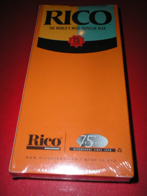 ลิ้น SOPRANO SAX ยี่ห้อ RICO กล่องสีส้ม เบอร์ 2 บรรจุกล่องละ 25 ลิ้น 1